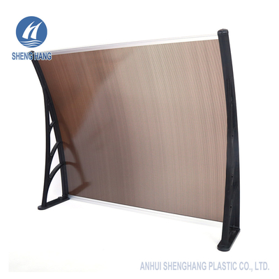 Tenda di plastica Brown del policarbonato leggero dello SGS