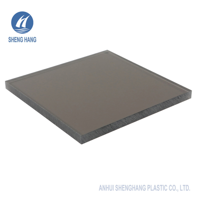 Strato solido di plastica bronzeo del policarbonato per protezione UV del tetto a volta