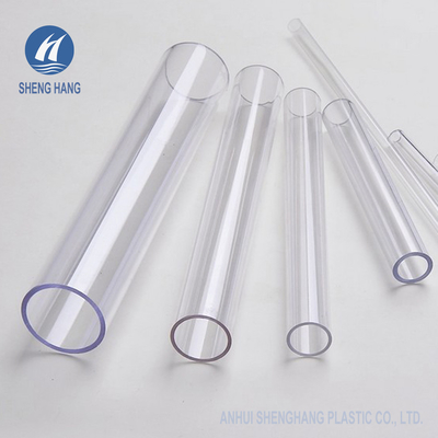 Il chiaro giro di plastica ha espulso tubatura acrilica su misura
