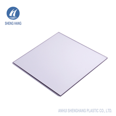 Il tetto di plastica trasparente del policarbonato di  riveste 1.2mm - 25mm di pannelli UV parteggiati doppio