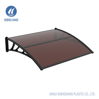 Tenda Uvproof di Front Door Canopy Cover Patio del policarbonato di ISO9001 Sunshield