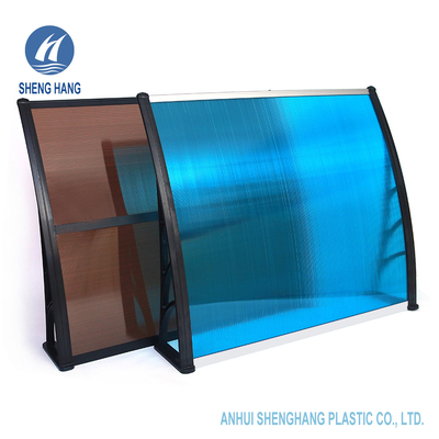 protezione antigrandine di plastica delle tende della porta della finestra del PC della tenda del policarbonato di 100*120cm