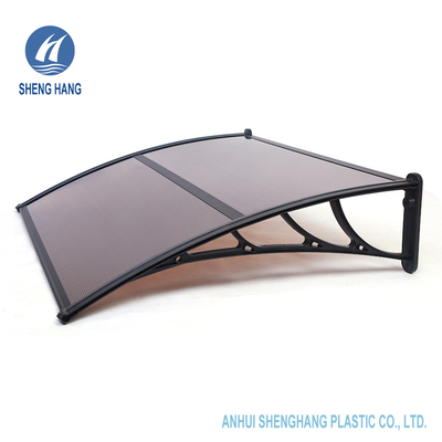 protezione antigrandine di plastica delle tende della porta della finestra del PC della tenda del policarbonato di 100*120cm