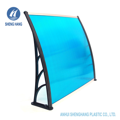Tenda di plastica del policarbonato domestico impermeabile con il sostegno di plastica