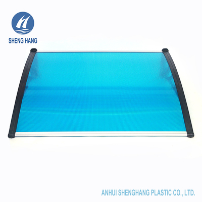 Tettoia antiusura impermeabile della pioggia del PC del terrazzo dello SGS della porta della tenda di plastica di plastica del policarbonato