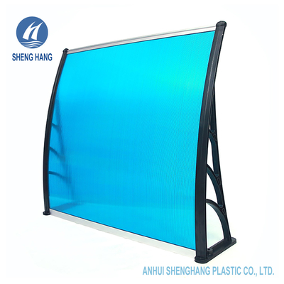 Il poli baldacchino blu del PC di protezione dal vento della tenda del carbonato rende impermeabile a prova di fuoco
