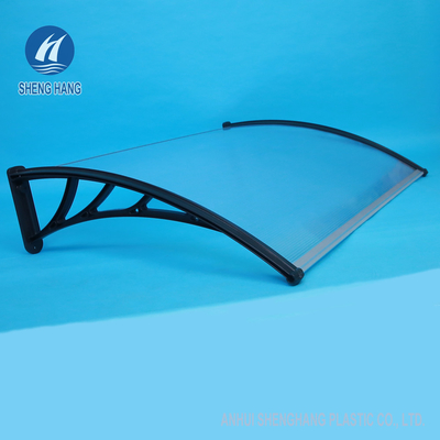 tende di plastica Front Door Scratch Proof del policarbonato nero durevole di 1.5m