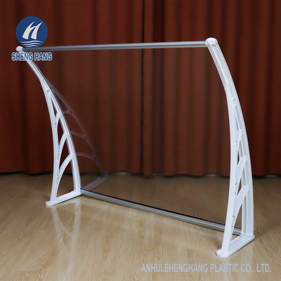 Tenda solida della finestra dello strato del policarbonato dell'alto di impatto baldacchino di plastica della porta