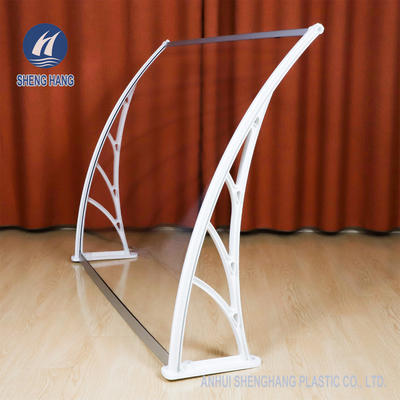 Tenda solida della finestra dello strato del policarbonato dell'alto di impatto baldacchino di plastica della porta