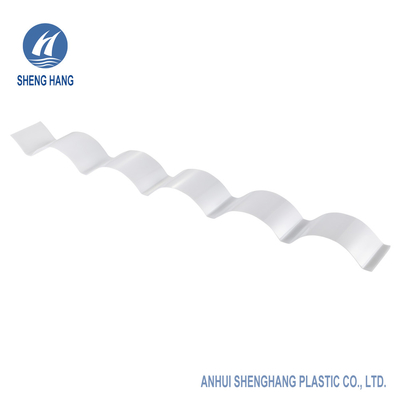 Il chiaro tetto di plastica ondulato resistente riveste 1.2mm Wearproof spesso