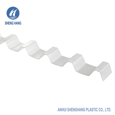 Il chiaro tetto di plastica ondulato resistente riveste 1.2mm Wearproof spesso