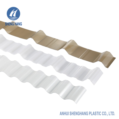 Lo SGS ha ondulato materiale coprente di plastica dello strato 3.95*13ft del policarbonato il chiaro