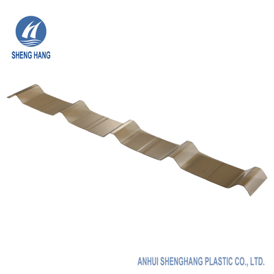 Lo SGS ha ondulato materiale coprente di plastica dello strato 3.95*13ft del policarbonato il chiaro