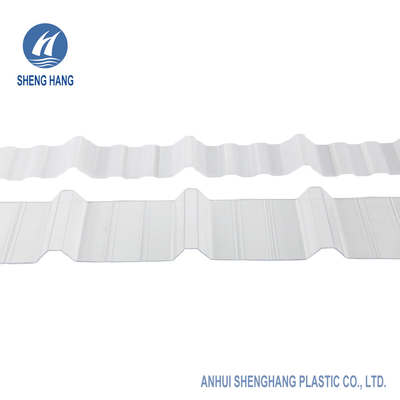 Strato ondulato opaco 80um coprente di plastica 900mm del policarbonato dello SGS Brown
