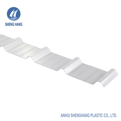Strato ondulato opaco 80um coprente di plastica 900mm del policarbonato dello SGS Brown