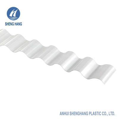 Strato ondulato opaco 80um coprente di plastica 900mm del policarbonato dello SGS Brown