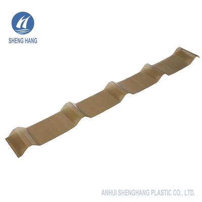tetto di plastica dello strato ondulato costolato del policarbonato tinto 3.9ft impermeabile