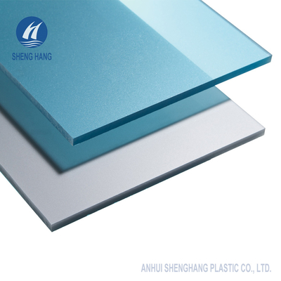 SGS di Matte Plastic Board 1.8mm dello strato del policarbonato glassato velluto fine protetto UV