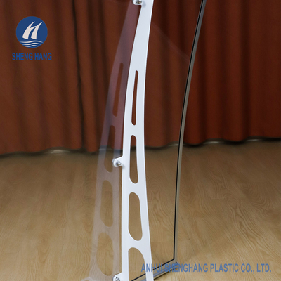 Poli baldacchino solido impermeabile 4.6ft×3ft del carbonato con i sostegni Eco del metallo
