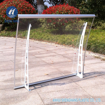 Poli baldacchino solido impermeabile 4.6ft×3ft del carbonato con i sostegni Eco del metallo