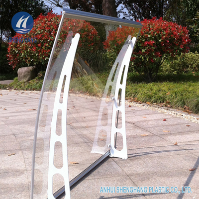 Larghezza resistente del poli del carbonato della struttura del metallo di DIY tempo 1.4m del baldacchino per la finestra