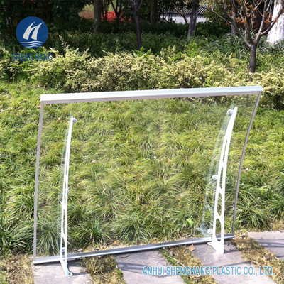 Larghezza resistente del poli del carbonato della struttura del metallo di DIY tempo 1.4m del baldacchino per la finestra