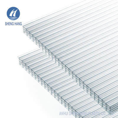 Windows rende incombustibile un policarbonato di cinque pareti riveste 12mm di pannelli 2100*6000mm