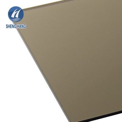Strato solido 2000*3000mm ASTM C177 del policarbonato marrone dello SGS